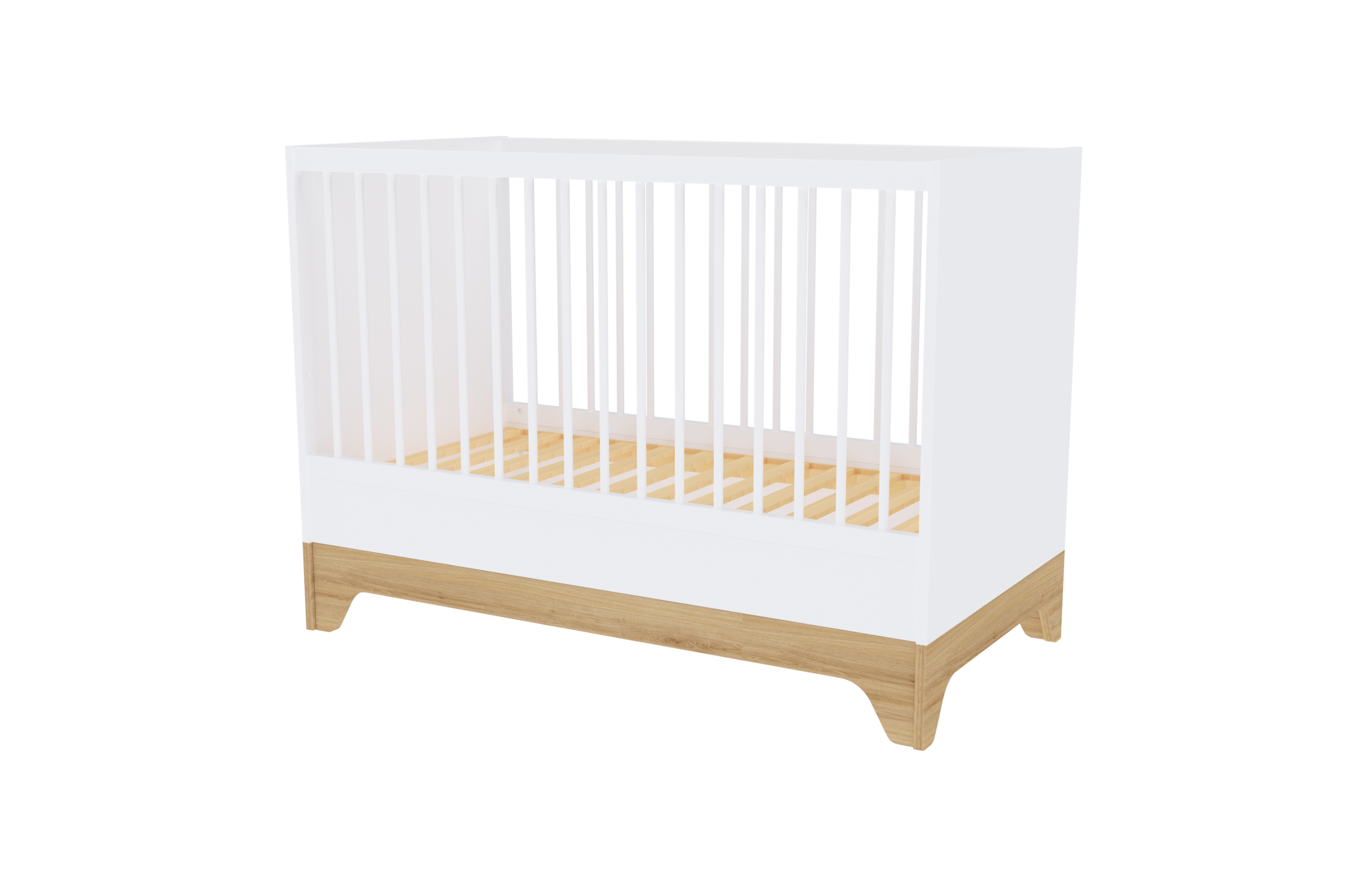 Lumina White - 120x60 bed - right 1
